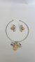Choker aro flor