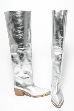 Botas Miley plata - tienda online
