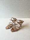 Sandalias Mykonos glitter oro - comprar online
