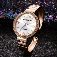 Relógio de Luxo com Strass