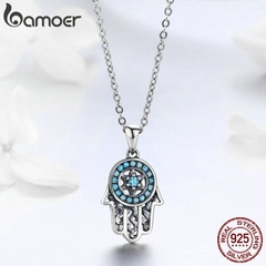 Colar Hamsa Mão de Fátima em Prata esterlina - comprar online