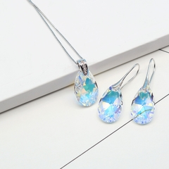 Conjunto com Cristais em Gota