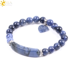 Pulseira Coração Sodalita - comprar online