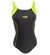 MALLA NATACION CON VIVOS (NEGRO/AMARILLO FLUO) 188P