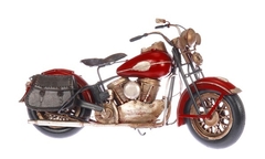 MOTO DE CHAPA ANTIGUA MINITAURA COLECCIONABLE - comprar online