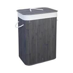 CONTENEDOR / CESTO DE BAMBU PLEGABLE