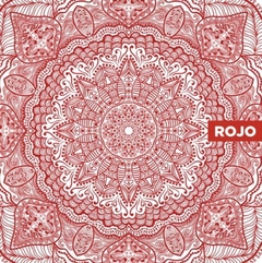 CORTINA DE BAÑO MANDALA ROJO - comprar online