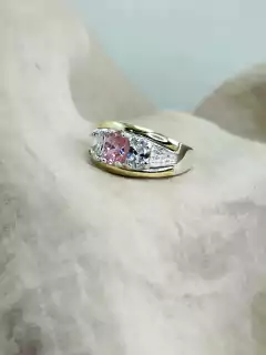 Anillo plata y oro varios colores en internet