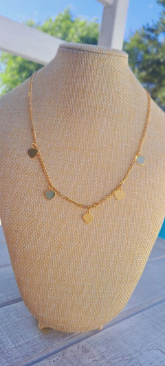 Collar de acero dorado - comprar online