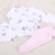 #3 Ajuar Batita Cruzada + Ranita + Gorro - comprar online