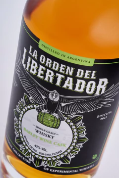 Whisky La Orden del Libertador Single Grain Barley Wine Cask 43% - 700 ml - comprar online