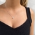 Colar Gota e Cristais