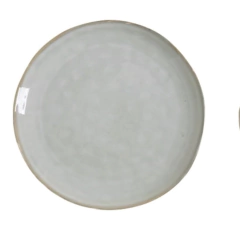 PLATO PLAYO OLIVA PORCELANA