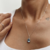 Colar de prata gota azul Fa Rabelo Shop