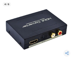 Extrator Conversor de áudio HDMI 4K 60Hz para ótico spdif + RCA com cabo usb - comprar online
