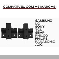 Suporte de Parede TV Brasforma 10 a 85 polegadas PT SBRU758 - comprar online