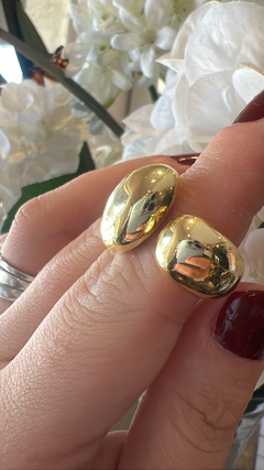 Anillo acero dorado 17’