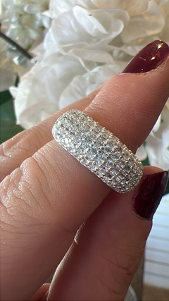 Anillo acero blanco 17’