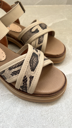 Analia nude/reptil - comprar online