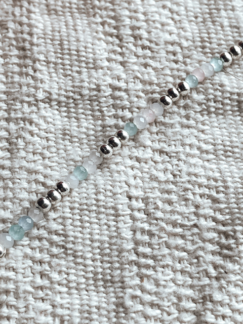 Tobillera bolitas pastel - comprar online