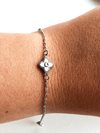 Pulsera flor nácar