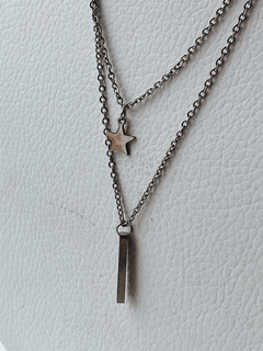 Collar doble Palito estrella - comprar online