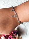 Pulsera con dijes llaves y bolitas - comprar online