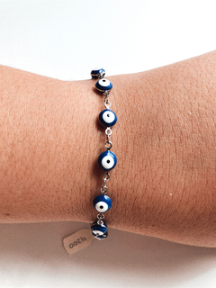 Pulsera protectora azul