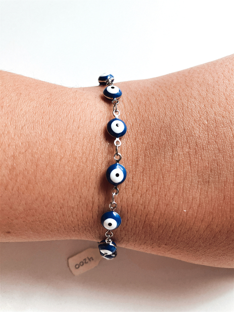 Pulsera protectora azul