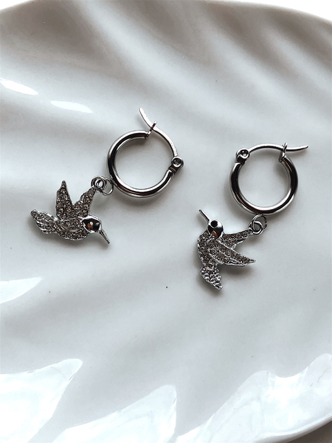 Argollas colibrí cubic 439