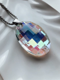 Piedra Cristal Tornasol Ovalo - comprar online