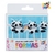 VELAS FORMAS - SET PANDA x5un.