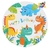 PLATO DE POLIPAPEL 17cm DINO x 6 unidades