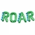 GLOBOS METALIZADOS SET DINOSAURIO *ROAR* CON PINCHES 40cm