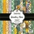PAPEL SCRAPBOOKING 160gr *GIRASOLES Y FLORES* 12hojas 15,2x15,2cm