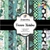 PAPEL SCRAPBOOKING 160gr *FRESCURA MATUTINA* 12hojas 15,2x15,2cm