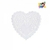 BLONDA CORAZON BLANCA 13cm x 12un.