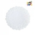 BLONDA REDONDA BLANCA 19cm x 12un.