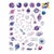 STICKERS SURTIDOS VIA LACTEA x 40 stickers