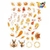STICKERS SURTIDOS OTOÑO x 40 stickers