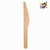 CUCHILLO DE BAMBU 17cm - Bolsa x 25 unidades