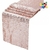 CAMINO DE LENTEJUELAS ROSA GOLD 180x30cm - comprar online