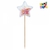 ADORNO DE TORTA BURBUJA STAR CON CONFETTI 15cm ACPR067