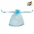 BOLSA DE ORGANZA CELESTE 9x12cm x12un.