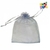 BOLSA DE ORGANZA PLATEADA 15x20cm x12un.