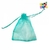 BOLSA DE ORGANZA AGUAMARINA 15x20cm x12un