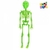 ESQUELETO VERDE FLUO 40x12x5cm - comprar online