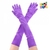 GUANTES SATINADOS VIOLETAS LARGOS - 55cm - comprar online