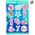 STICKERS CON RELIEVE *SIRENAS* - 2 planchas x 12 stickers