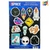 STICKERS CON RELIEVE *SPACE* - 2 planchas x 12 stickers